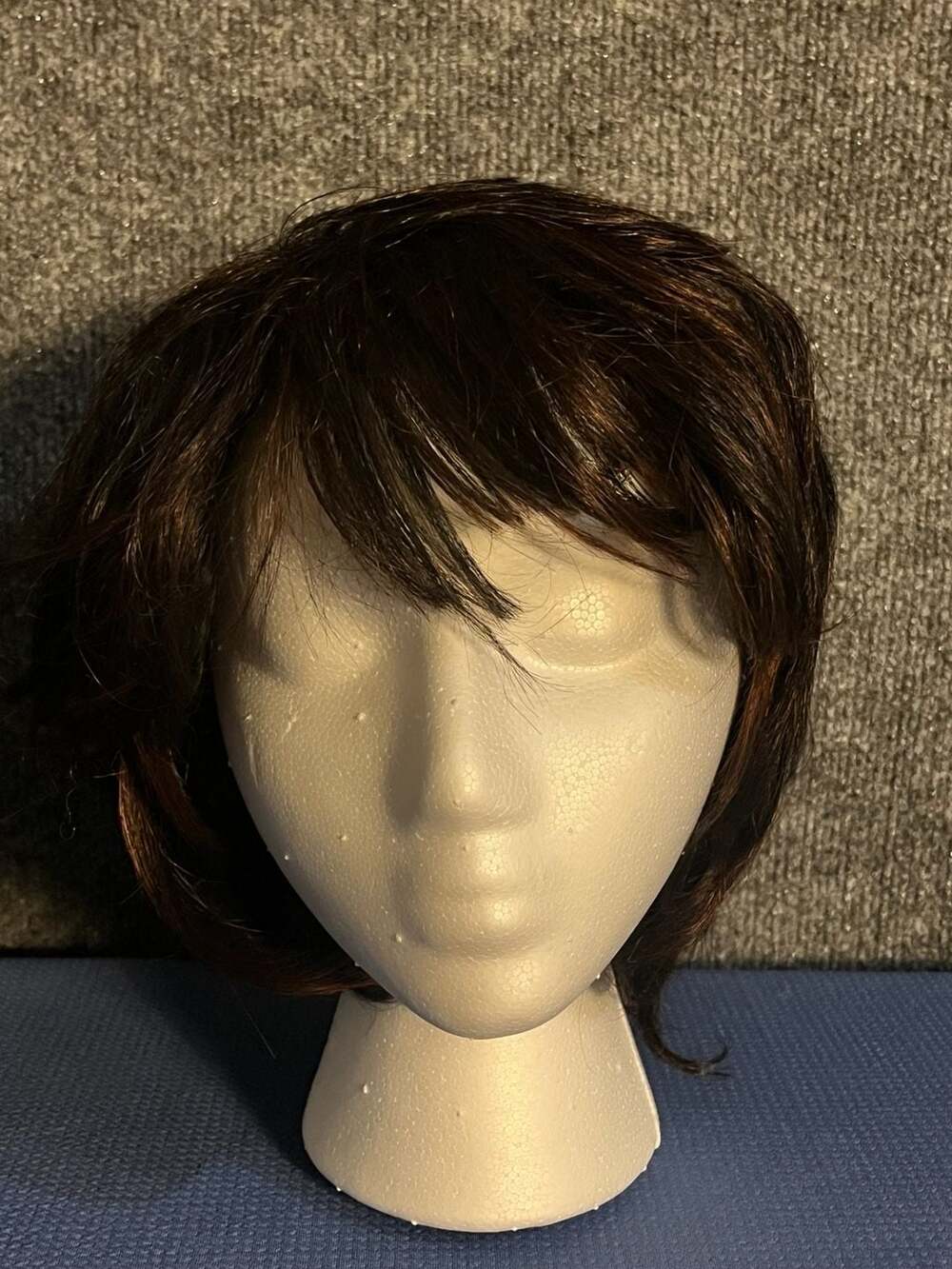 Beautiful Collection Short Layered Wig Brown Highlighted Synthetic 002-051